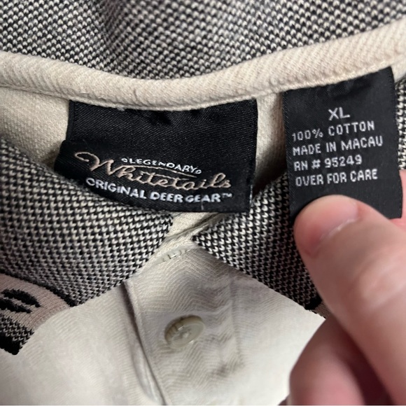 Legendary Whitetails Polo Shirt Men's XL Light Khaki - Picture 6 of 8